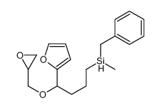benzyl-[4-(furan-2-yl)-4-(oxiran-2-ylmethoxy)butyl]-methylsilane结构式