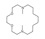 7,16-dimethyl-1,4-dioxa-7,16-diazacyclooctadecane结构式