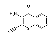 3-amino-4-oxothiochromene-2-carbonitrile Structure