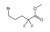 methyl 5-bromo-2,2-difluoropentanoate结构式