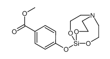 methyl 4-(4,6,11-trioxa-1-aza-5-silabicyclo[3.3.3]undecan-5-yloxy)benzoate Structure