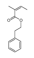 phenethyl 2-methylisocrotonate结构式