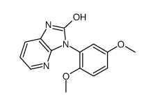 3-(2,5-dimethoxyphenyl)-1H-imidazo[4,5-b]pyridin-2-one Structure