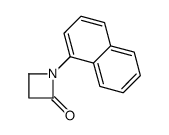 1-naphthalen-1-ylazetidin-2-one结构式