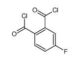 4-fluorobenzene-1,2-dicarbonyl chloride结构式