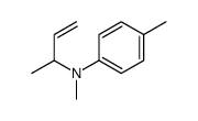 N-but-3-en-2-yl-N,4-dimethylaniline结构式