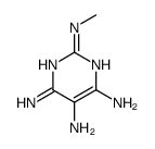 Pyrimidinetetramine,N2-methyl- (9CI) structure