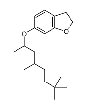 6-(4,7,7-trimethyloctan-2-yloxy)-2,3-dihydro-1-benzofuran结构式