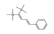 trimethyl-(4-phenyl-1-trimethylsilylbuta-1,3-dienyl)silane Structure