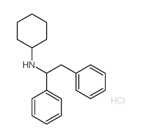 N-(1,2-diphenylethyl)cyclohexanamine结构式