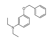 N,N-diethyl-3-phenylmethoxyaniline结构式