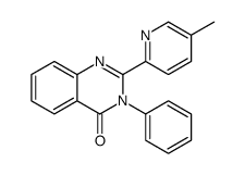 2-(5-methylpyridin-2-yl)-3-phenylquinazolin-4-one Structure