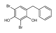4-benzyl-2,6-dibromobenzene-1,3-diol结构式