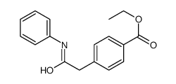 2-[4-(Ethoxycarbonyl)phenyl]acetanilide Structure