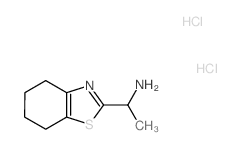 1-(4,5,6,7-tetrahydro-1,3-benzothiazol-2-yl)ethanamine(SALTDATA: 2.5HCl 0.2H2O)结构式