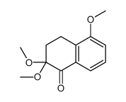 2,2,5-trimethoxy-3,4-dihydronaphthalen-1-one结构式