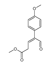 methyl 4-(4-methoxyphenyl)-5-oxopent-3-enoate结构式