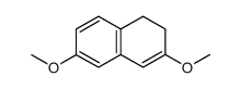 1,2-dihydro-3,6-dimethoxynaphthalene Structure