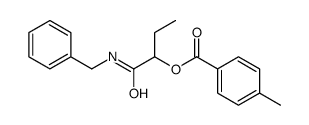 [1-(benzylamino)-1-oxobutan-2-yl] 4-methylbenzoate Structure