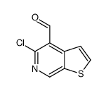 5-chlorothieno[2,3-c]pyridine-4-carbaldehyde Structure