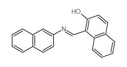 2-Naphthalenol,1-[(2-naphthalenylimino)methyl]- picture