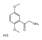 2-amino-1-(2,5-dimethoxyphenyl)ethanone hydrochloride Structure