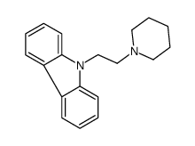 9-(2-Piperidinoethyl)-9H-carbazole Structure