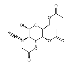 3,4,6-Tri-O-Acetyl-2-Azido-2-Deoxy-α-D-Glucopyranosyl Bromide Structure