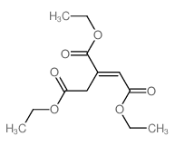 1-Propene-1,2,3-tricarboxylicacid, triethyl ester, (E)- (9CI)结构式