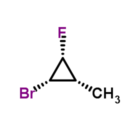 Cyclopropane, 1-bromo-2-fluoro-3-methyl-, (1R,2S,3R)-rel- (9CI)结构式