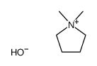 N,N-dimethylpyrrolidinium hydroxide结构式