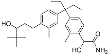 Benzeneacetamide,4-[1-ethyl-1-[4-(3-hydroxy-4,4-dimethylpentyl)-3-methylphenyl]propyl]--alpha--hydroxy-2-methyl- structure