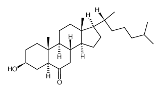 6-ketocholestanol Structure