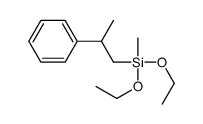 Methyldi(ethoxy)(2-phenylpropyl)silane Structure