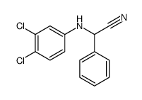 2-(3,4-dichloroanilino)-2-phenylacetonitrile Structure