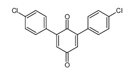 2,6-di(4'-chlorophenyl)-1,4-benzoquinone结构式