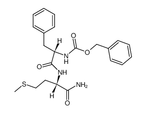 Cbz-L-Phe-L-Met-NH2结构式