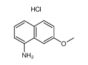1-amino-7-methoxynaphthalene hydrochloride Structure