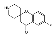 6-Fluorospiro[chromene-2,4'-piperidin]-4(3H)-one Structure
