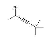 5-bromo-2,2-dimethylhex-3-yne Structure