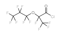 TETRAFLUORO-2-(HEPTAFLUORO-1-PROPOXY)PROPANOYL CHLORIDE Structure