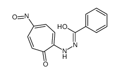 N'-(4-nitroso-7-oxocyclohepta-1,3,5-trien-1-yl)benzohydrazide Structure