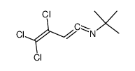 N-tert-Butyl(trichlorvinyl)ketenimin结构式