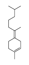 (4E)-1-methyl-4-(6-methylheptan-2-ylidene)cyclohexene Structure