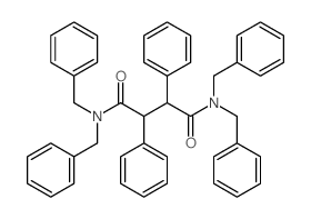 N,N,N,N-tetrabenzyl-2,3-diphenyl-butanediamide structure