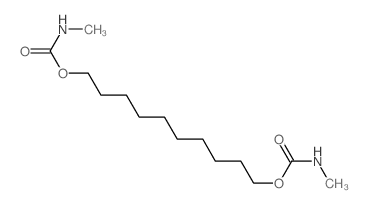 1,10-Decanediol,1,10-bis(N-methylcarbamate)结构式