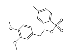 3,4-dimethoxyphenethyl 4-methylbenzenesulfonate Structure