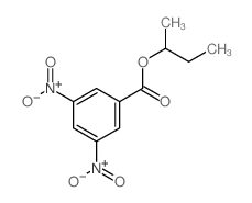 Benzoic acid, 3,5-dinitro-, sec-butyl ester结构式