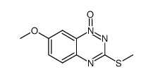7-methoxy-3-(methylthio)benzo[e][1,2,4]triazine 1-oxide Structure