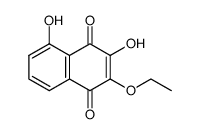 2-ethoxy-3,5-dihydroxynaphthalene-1,4-dione Structure